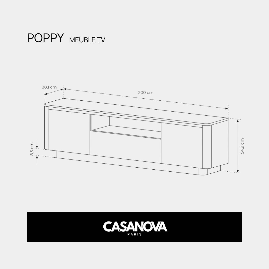 Chêne Cremona & noir